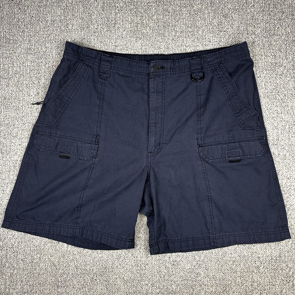 Mountain Hardwear Mens Cargo Shorts Navy Blue Sz 42‎ Hiking Outdoor Utility